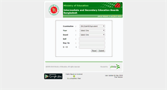 Desktop Screenshot of educationboardresults.gov.bd